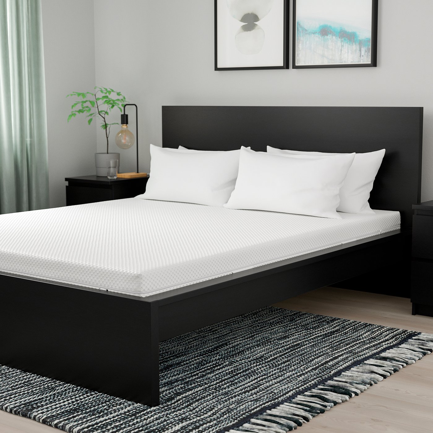 ÅBYGDA foam mattress, firm/white, 120x200 cm - IKEA Latvia