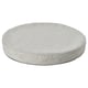 ÅKERVINDEFLY: grey circular chair pad, memory foam, non-slip backing, washable cover.