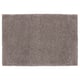 ALMTJÄRN grey bath mat, soft recycled polyester, rectangular shape, plain design.