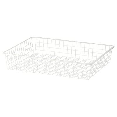 ALTARLIDEN Wire basket, white, 80x62 cm