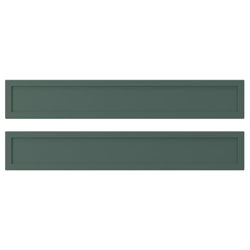 ASPUDDEN Drawer front, dark grey-green, 60x10 cm