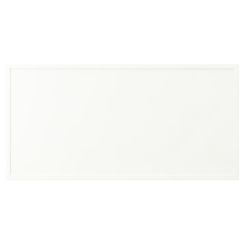 ASPUDDEN filing cabinet, white, rectangular, particleboard & fibreboard, plastic edges.