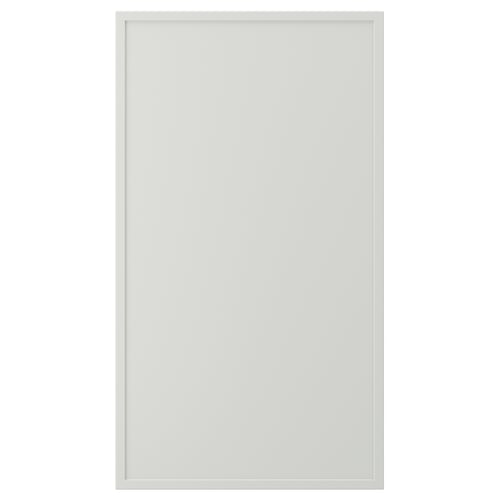 ASPUDDEN Front for dishwasher, light grey, 45x80 cm