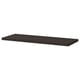 Berghsult brown-black wall shelf, rectangular, simple design.