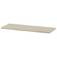 BERGSHULT wall shelf. Simple design, beveled/smooth edge, beige colour, particleboard material.