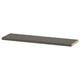 BESTÅ grey modern shelf, rectangular shape, flat surface, adjustable, minimalist design.