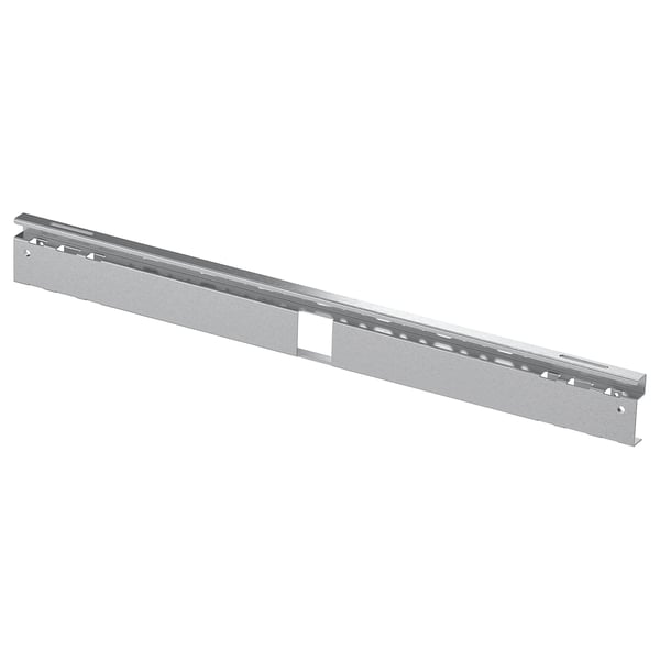 A BESTÅ suspension rail, galvanised steel, rectangular shape for wall mounting.