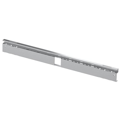 A BESTÅ suspension rail, galvanised steel, rectangular shape for wall mounting.