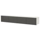 BESTÅ TV bench with doors, white/Lappviken dark grey, 240x42x38 cm