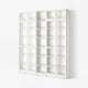 BILLY / OXBERG Bookcase, white, 200x30x237 cm