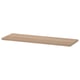BILLY shelf: light brown, rectangular, wooden, plain design.