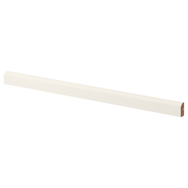 White BODBYN fibreboard moulding