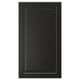 Black BODBYN cabinet door, sleek rectangle with bevelled edges.