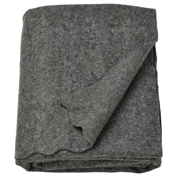 Grey fleece blanket - soft, dark, rectangular can be shortened to: soft grey fleece blanket