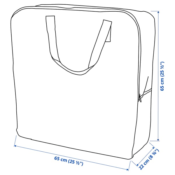 Illustration with measurements for the product: DIMPA.