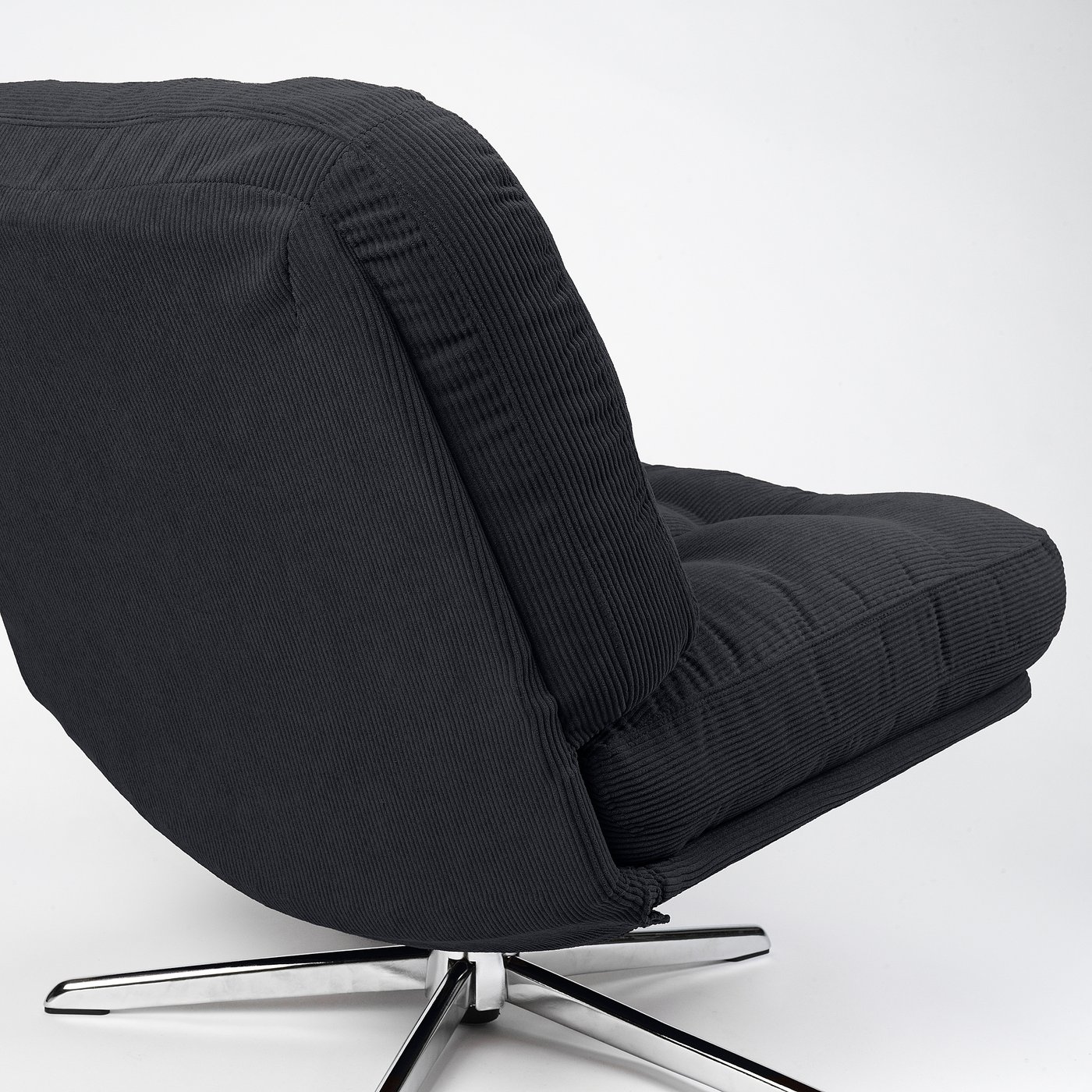 IKEA ディヴリンゲ DYVLINGE ブラック DYVLINGE swivel easy chair, Kelinge black - IKEA Latvia
