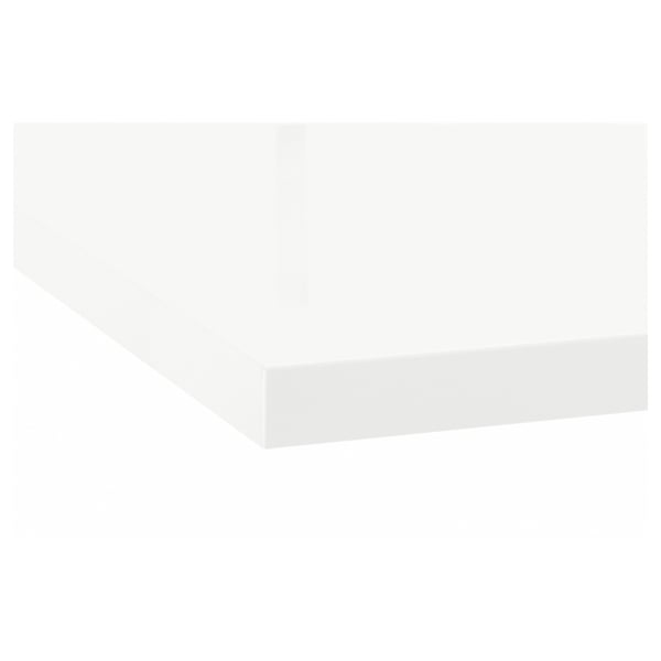 Custom-made white kitchen worktop, with sleek edges, smooth surface, and sturdy design.