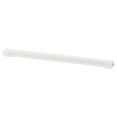 ELVARLI clothes rail, white, made of steel and plastic, long with rectangular design.