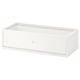 A white ELVARLI drawer unit with a sleek design, ideal for storage.