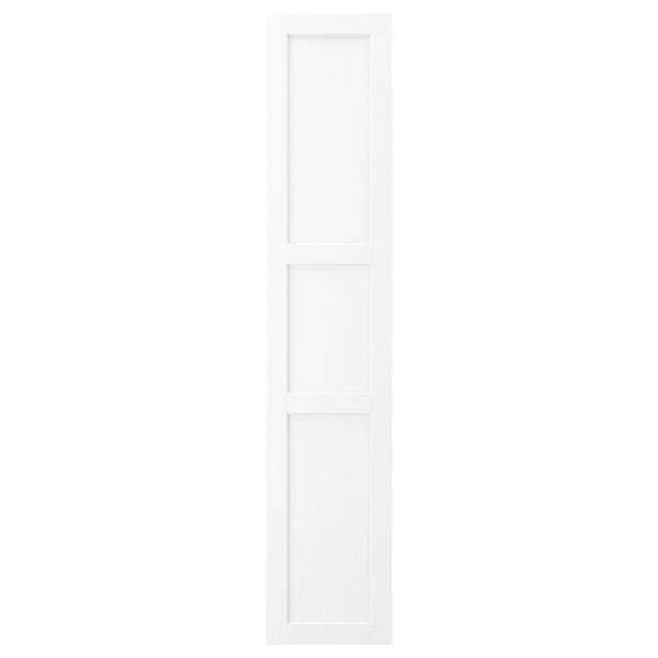 White ENKÖPING cabinet door - classic, durable, panel look, subtle wood grain.