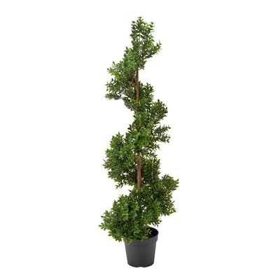 FEJKA Artificial potted plant, in/outdoor/Box green, 15 cm