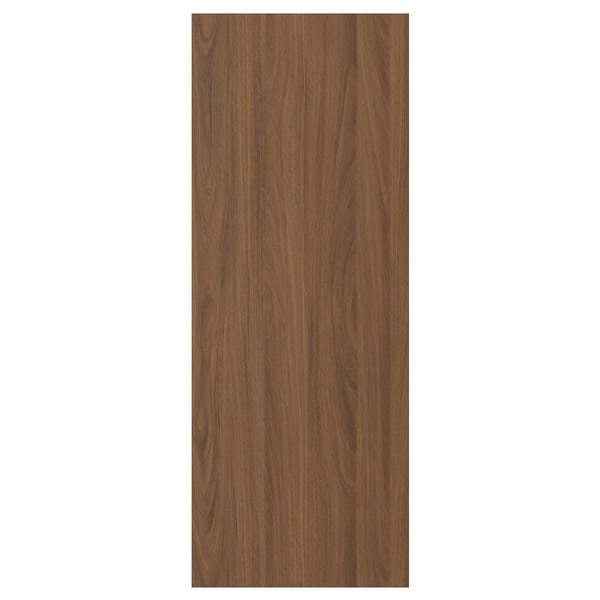 FÖRBÄTTRA walnut panel, smooth, modern design. Particleboard & plastic finishes.