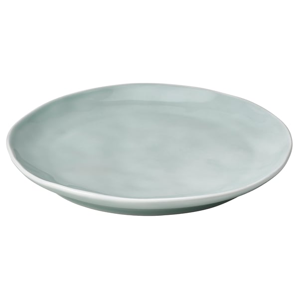 FORELLTETRA Side plate, turquoise/grey, 19 cm