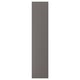 Dark grey, rectangular, smooth door panel of IKEAs FORSAND series, part of pax collection.