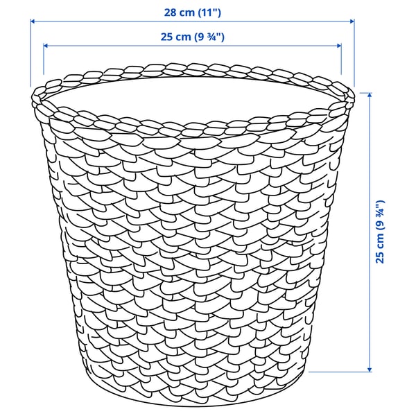 Illustration with measurements for the product: FRIDFULL.