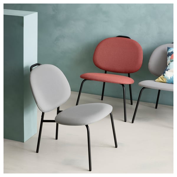 GÄVLE Easy chair, Diseröd grey