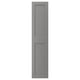 GRIMO grey door, modern traditional style, wide framed panels, fibreboard & foil.