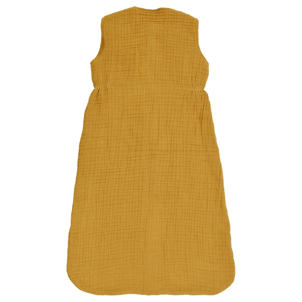Mustard baby sleep sack, sleeveless, rei 18 months, organic cotton