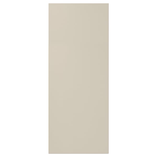 Beige HAVSTORP cabinet door, smooth, rectangular, modern design, acrylic paint finish.