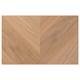A natural oak veneer panel from HEDEVIKEN collection, light brown, rectangular with herringbone pattern.