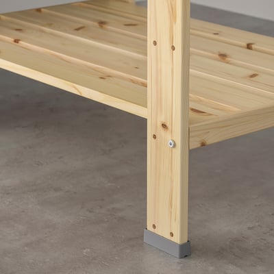 Wooden table leg with HEJNE protector.