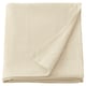 INDIRA bedspread, off-white, woven cotton, rectangular, simple design.