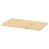IVAR wooden shelf, light brown, rectangular, simple design.