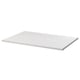 White JOSTEIN metal shelf, rectangular, durable powder-coated steel.