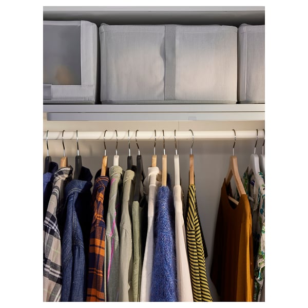 KÖLVATTEN LED lighting with sensor, white/battery-operated, 70 cm