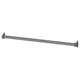 KOMPLEMENT grey clothes rod, steel, straight line, 32.