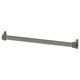 A grey KOMPLEMENT clothes rail, made of steel with epoxy/polyester coating, designed for wardrobes.