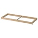 KOMPLEMENT wood clothes rack, natural, rectangular frame.