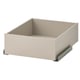 The KOMPLEMENT drawer in beige with a soft-close mechanism for organising clothes or accessories.