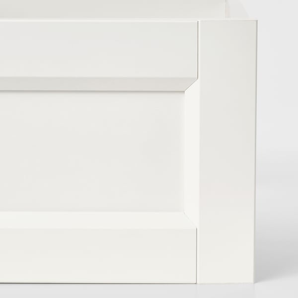 White drawer with smooth edges, showcasing quality design and materials.