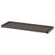 A dark grey KOMPLEMENT pull-out tray for wardrobes, rectangular, with a smooth surface and edge detailing.