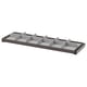 KOMPLEMENT gray organizer tray with felt dividers for closet storage.