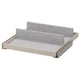 KOMPLEMENT pull-out tray, beige and grey, felt and fibreboard, rectangular with sliding design.