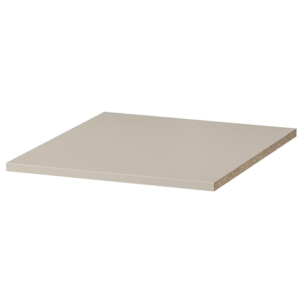 An off-white KOMPLEMENT shelf for pax wardrobe, rectangular with smooth paper foil surface.