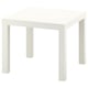 White IKEA LACK side table - compact, minimalist.
