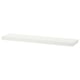 White LACK wall shelf, minimalist design with clear lacquer finish.